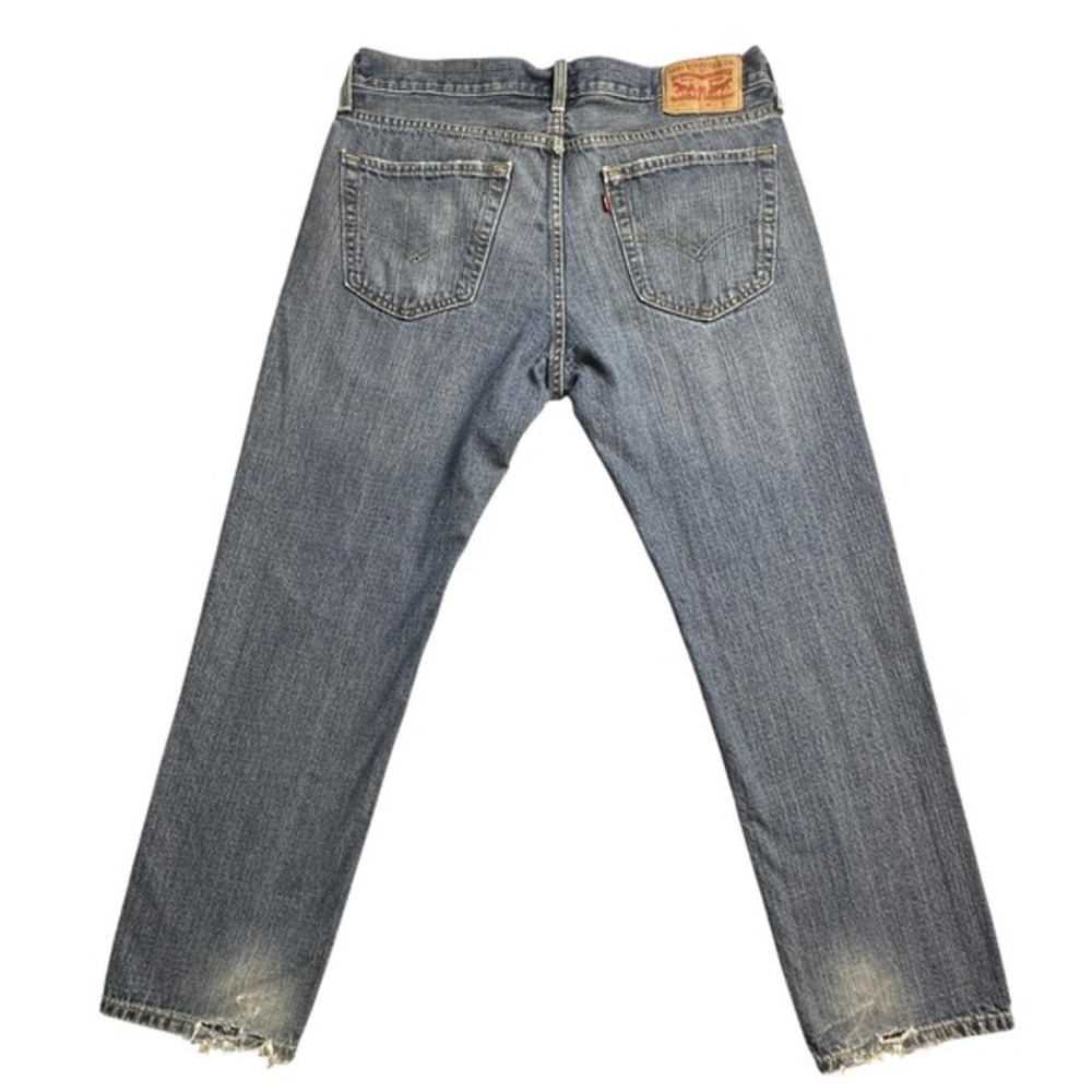 Levis 559 Jeans‎ Mens 34x30 (35x28) Medium Wash Blue Relaxed Straight Denim